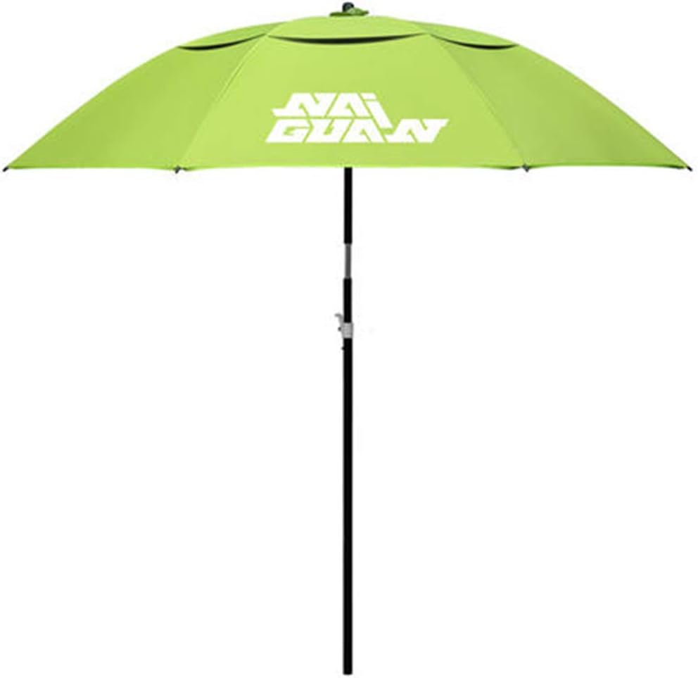 ポータブルスーパーライトフィッシングアンブレラパラソル 屋外サンシェード 二重層通気性オックスフォード キャンプハイキングピクニック用 当店の記念日 日焼け止め防雨耐久性