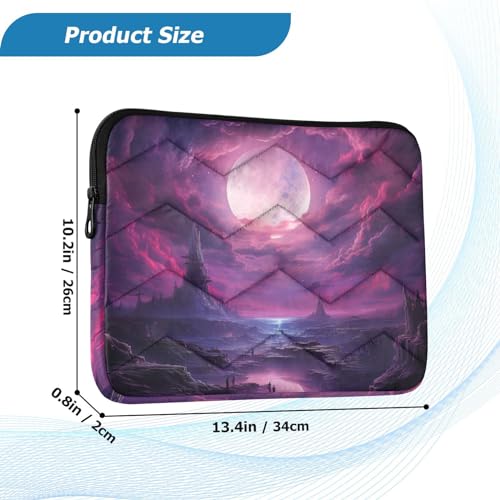Funda para laptop morada para notebooks de 13-14 pulgadas miniatura 3