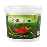 1000g Scharfe Paprikapaste – Intensiv Paprikamark Sonnengereift & 100% Natürlich, Ohne Zusatzstoffe – Aci biber salcasi, aus der UNESCO-Gastronomiestadt Gaziantep, Red Pepper Paste