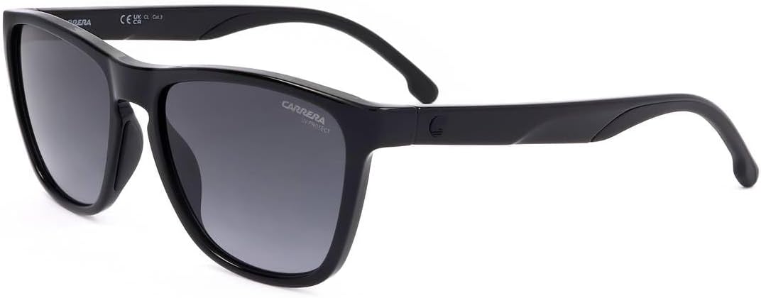 Carrera 8058/S Black/Dark Grey Shaded 56/17/145 unisex Sunglasses