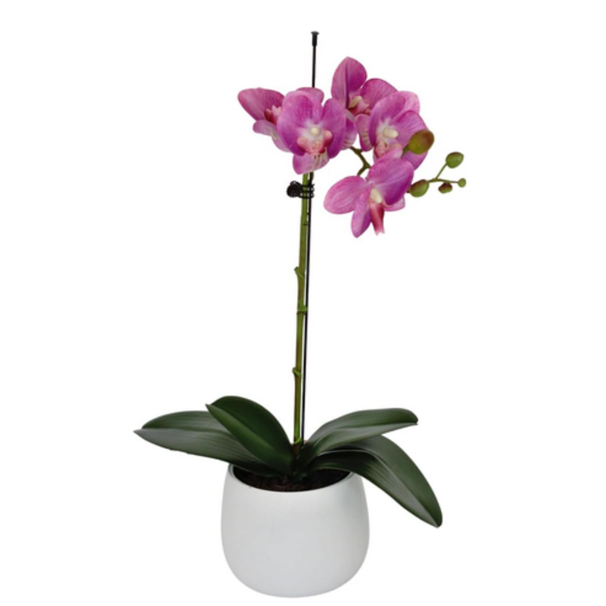Orchidée artificielle violette sans entretien fleur déco intérieur