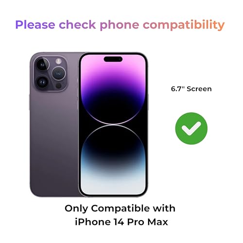 Image of ArmorGlass Borderless Tempered Glass compatible with iPhone 14 Pro Max Screen Protector, 9H Hardness, 2.5D Curved Edge, Oleophobic Coating