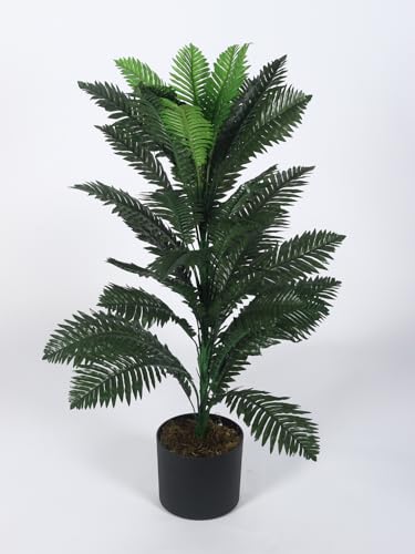 Best Artificial Hanging Plants for Your Home 25 Artificial Boston Fern Palm Plants for Indoor & Outdoor with Pot ...