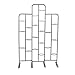 Tall Metal Plant Planter Stand 20 Tiers Display Plants Indoor or Outdoors on a Balcony Patio Garden or Use as a Room Divider or Vertical Garden Inside Your Home Urban Gardening (Dark Gray)