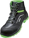 Uvex 2 Xenova Arbeitsstiefel - Sicherheitsstiefel S3 SRC ESD - Grün-Schwarz, Größe:43