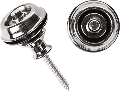 Dunlop Black Nickel Dual Design Guitar Strap Locks #TOP5