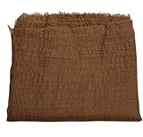 Kiran Fashion Bufanda suave arrugada Hijab bufandas chal robó los bordes deshilachados de viscosa