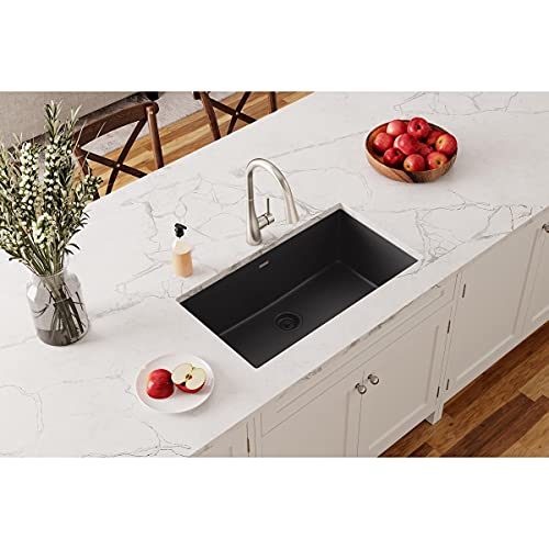 Elkay-Quartz-Classic-ELGRU13322BK0-Black-Single-Bowl-Undermount-Sink Elkay Quartz Classic ELGRU13322BK0 Black Single Bowl Undermount Sink
