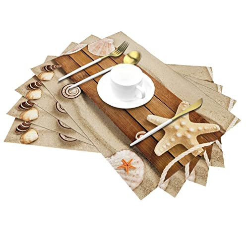 Set de table mer lavable antidérapant PVC pour cuisine et repas - 3