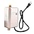 Tankless Water Heater - 3000W Mini Electric Instant Water Heater Under Sink with LCD Display for Home Kitchen Washing US Plug 110V, 7.87 x 4.13inch Wall Mounted (Gold) 30-55?