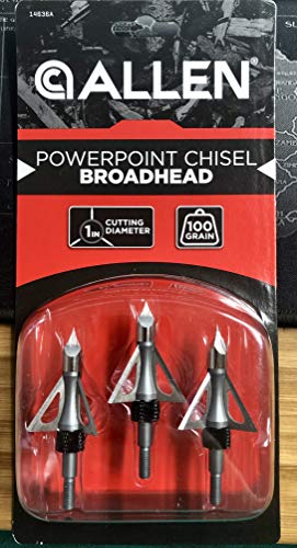 Allen PowerPoint Chisel Broadheads (3-Pack)