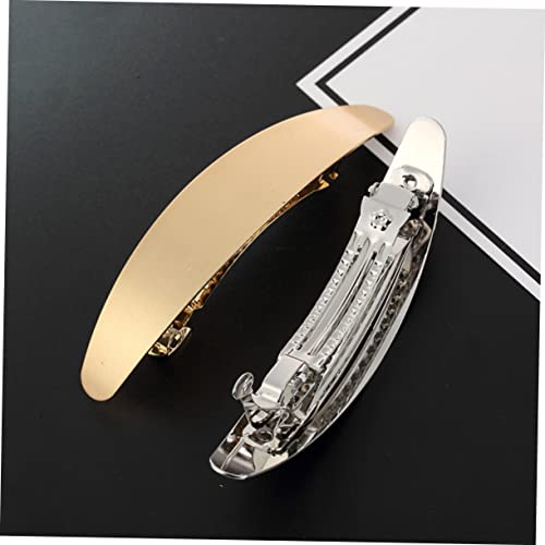 Balacoo 2 Peças Presilhas De Cabelo Ovais Longas Brilhantes Para Mulheres Grampos De Cabelo Extra Gr