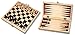 Produktbild Schach, Dame, Backgammonspiel aus Holz in der Klappbox