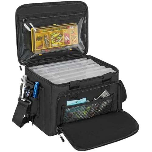 WELIDAY 18L Fishing Tackle Bag Empty, Fits 3400-3600 Lure