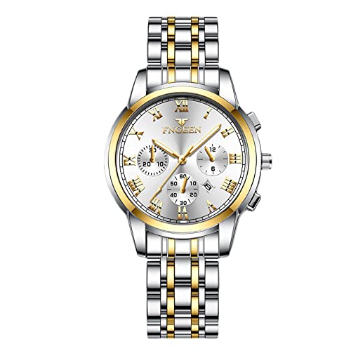 RORIOS Fashion Women's Watch Analog Quartz Watches with Leather Band Luminous Wristwatches Calendar Watches for Women Ladies -  AA-WT022