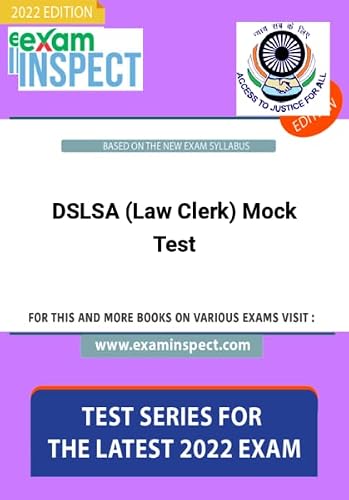 DSLSA (Law Clerk) Mock Test [Paperback] examinspect