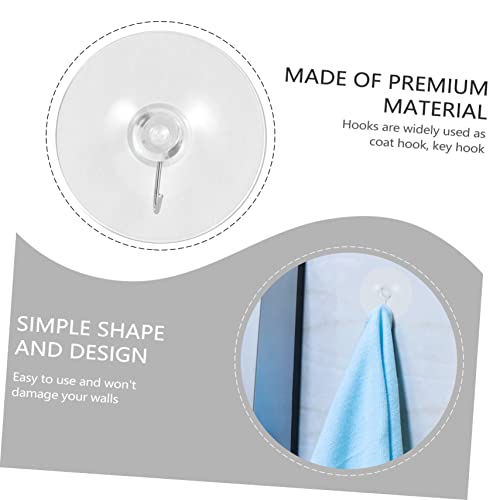 Ventouse PVC transparent Cabilock x36 pour fixation murale sans trace - 6