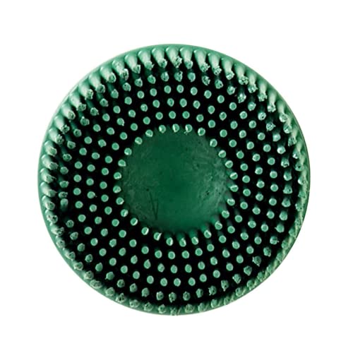3m 07524 2 Scotch-brite Roloc Bristle Discs 50 Grit Coarse Green
