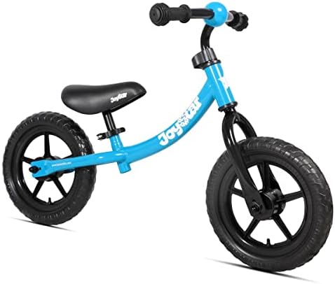 JOYSTAR 12 Inch Balance Bike for 18months, 2, 3, 4, and 5 Years Old Boys and Girls - Lightweight Toddler Bike with Adjustable Handlebar and Seat - No Pedal Bikes for Kids Birthday Gift