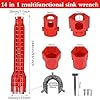 senylanhxy 14-in-1 Multi-functional Wrench Faucet Sink Installer Tool for Toilet, Sink, Bathroom, Kitchen Plumbing Installation and Repairs #1