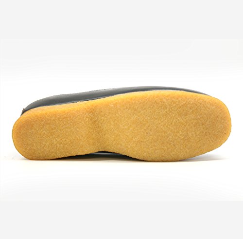 British Collection King Old School Slip On Black Suede Shoes2