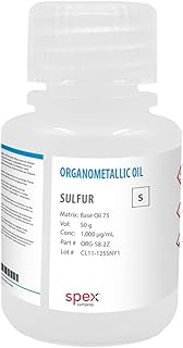 SPEX CertiPrep ORG-S8-2Z Sulfur in Oil, 1, 000 PPM