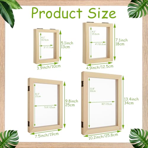 JMIATRY Tela para fabricação de papel, 4 tamanhos, molde e deck para kit de fabricação de papel A6,