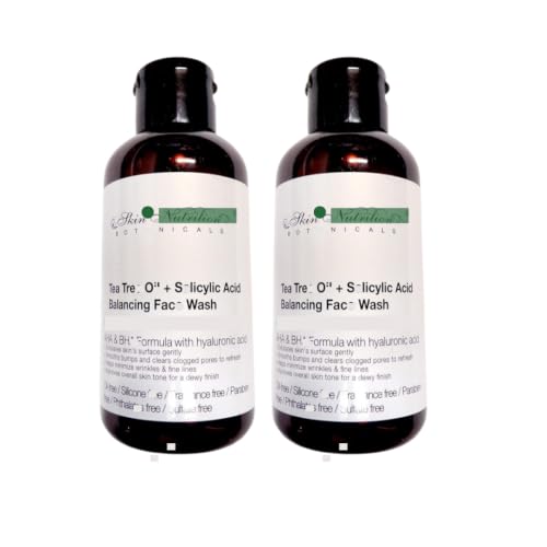 Skyn Nutrition Botanicals – Teaa Treee Oil + Salicylic Acid Balancing Face Wash, 4oz (118ml), Pack of 2 image 2
