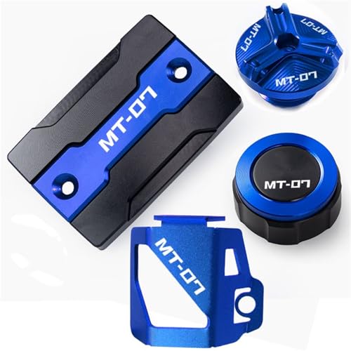 Accesorios Yamaha MT07 MT 07 FZ07 2014-2022: Tapa depósito líquido frenos delantero trasero aluminio