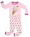 Elowel Little Girls "Ice Cream" 2 Piece Pajama Set 100% Cotton 3 years
