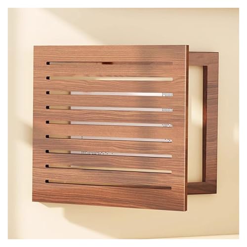 QHZYMX Tapa Contador Luz Decoración De Cubierta De Medidor Eléctrico De Interior De Nogal, Cubierta De Panel Eléctrico De Pared De Madera para Caja De Interruptores/fusibles(60x40cm/23.6x15.7in)