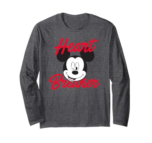 Mickey Disney vêtement mode haut imprimé graphique manches longues pour adulte