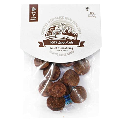 bosch FSC Country Meat-Snack 100 % Land-Ente | getreidefreier Fleischsnack mit frischer Land-Ente | 6 x 80 g