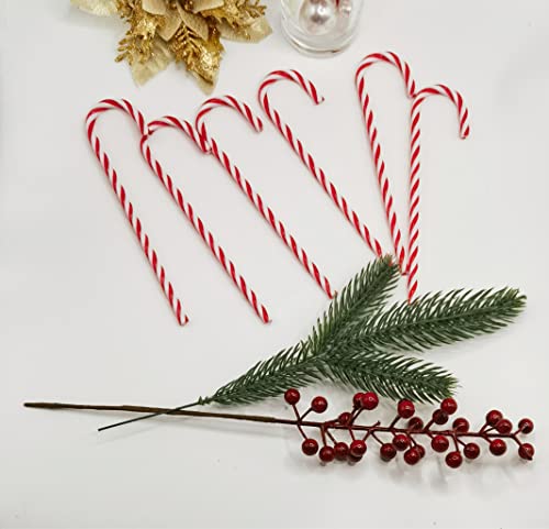 30 Pieces Christmas Plastic Candy Cane Christmas Tree Hanging Ornament For Holiday Party New Years Home Decoration Favor #TOP2