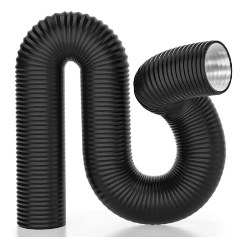 Manguera de ventilación para secadora de 6 pulgadas con aislamiento de aluminio flexible de 3 metros
