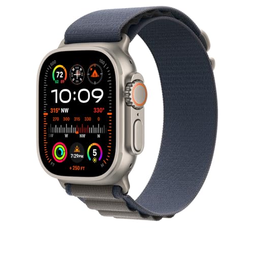 Apple Watch Band - Alpine Loop (49mm) - Blue - Large