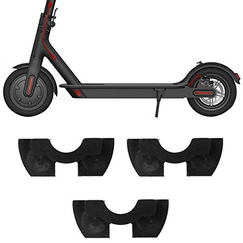Rubber Vibration Dampers 3PCS Electric Bike Shock Absorber Pad for M365 Foldable Electric Skateboard by Alomejor - Image 3