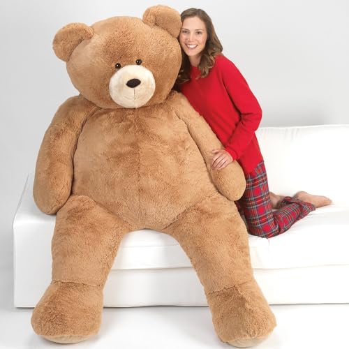 Vermont Teddy Bear Giant Stuffed Animal 6 FT - Big Easter Teddy Bear for Kids & Adults - Stuffed in Vermont, USA - Eco Friendly Gift Saves 500 Plastic Bottles