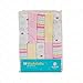 Spasilk Washcloth Wipes Set for Newborn Boys & Girls, Soft Terry Washcloth Set, Pack of 20, Pink Lines, 20 Pack