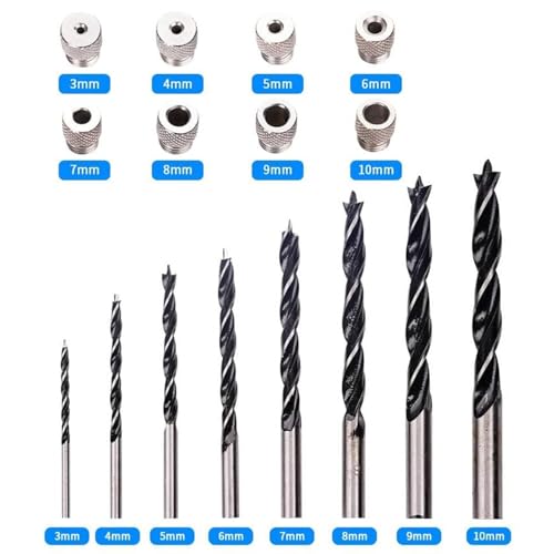 Gabarit de perçage précis en aluminium avec guide réglable pour le bois - 7