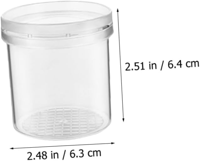 5Pcs Outdoor Bug Viewer Magnifying Jars Transparent Insect Observation Boxes for Science Exploration Nature