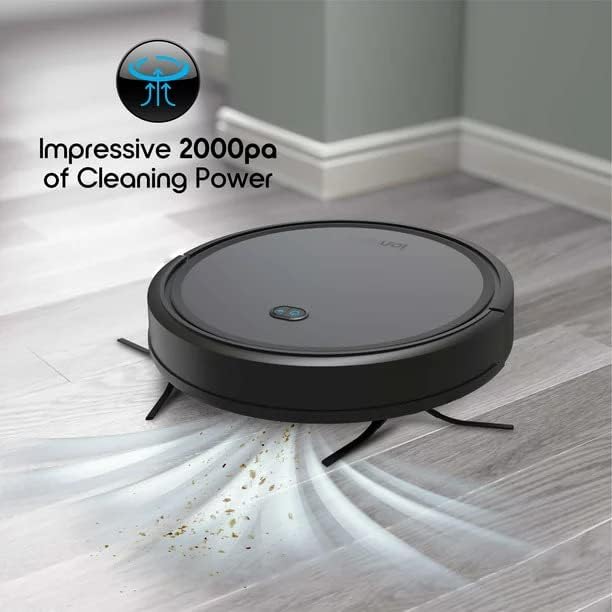 SmartClean 2000 Robovac Ionvac demonstrating 2000Pa cleaning power