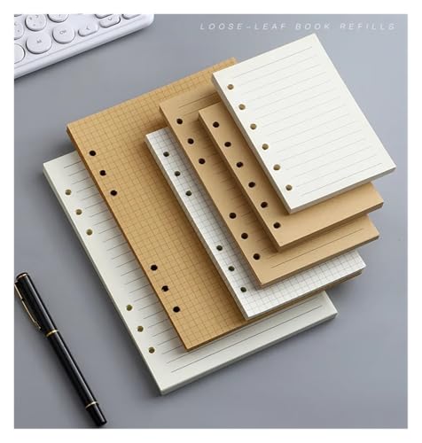 Recharge de carnet de notes A5 feuilles mobiles pour remplacer vos pages - 5