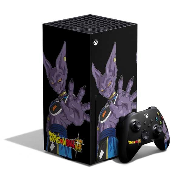 Skinit Decal Gaming Skin Compatible with Xbox Series X Bundle - Officially Licensed Dragon Ball Super Vegeta Design