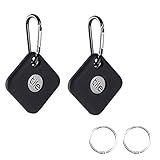 (2 Pack) Orzero Silicone Gel Rubber Case Compatible for Tile Pro 2020, Tile Pro 2018, Full Body Shock Absorbing Ultra Slim Protective (Baby Skin Touch) -Black