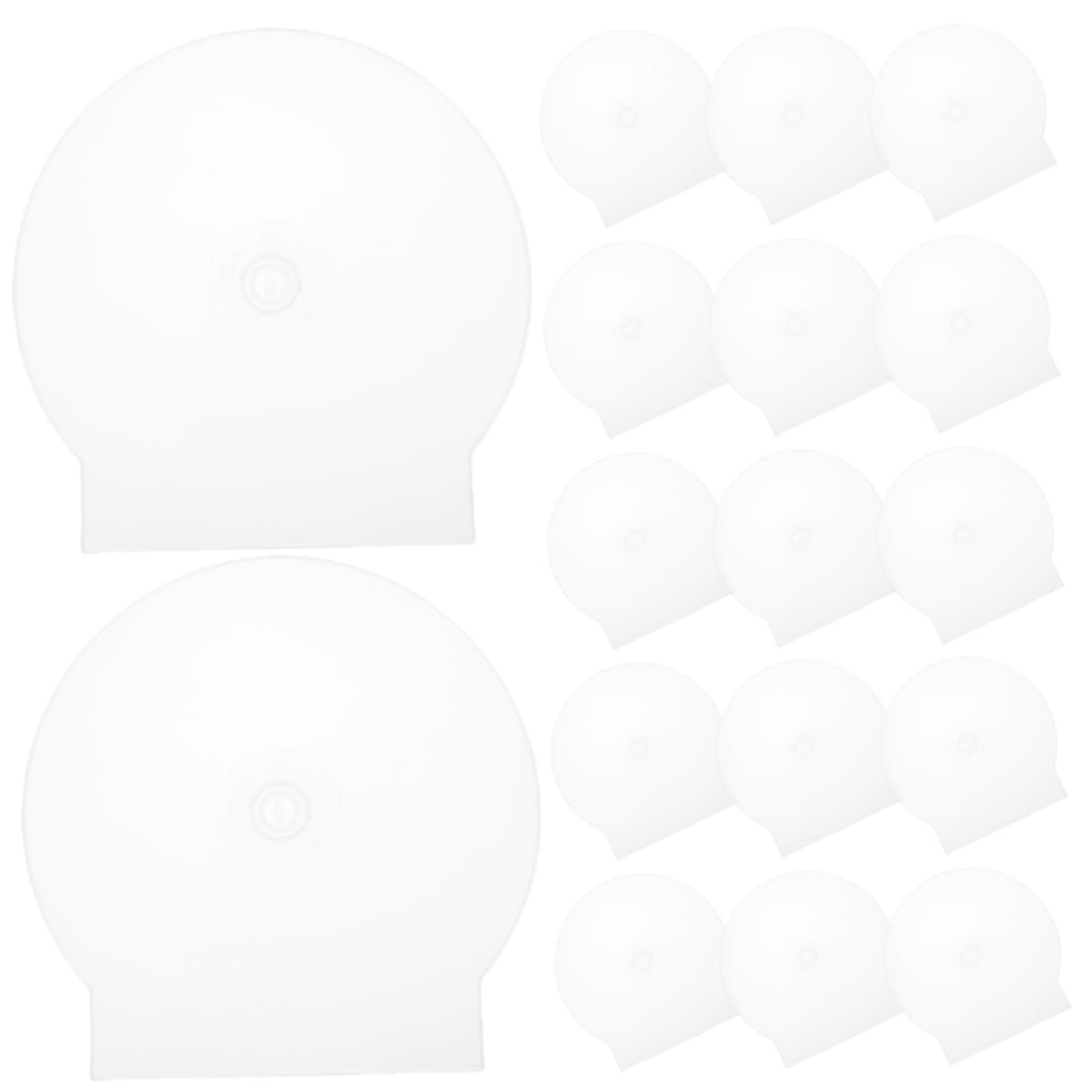 50pezzi Cd Cases Custodie Plastiche Per Dvd Organizzatori Compatti e Protezione Archiviazione e Trasporto Dischi