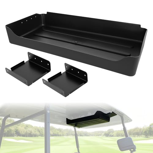 CYOOYC Front Overhead Storage Tray for Club Car DS 2006 Golf Cart Accessories, Roof Front Storage Box Ceiling Organizer Tray Compatible with Club Car DS Standard Factory Roof