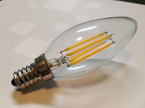 OUGEER Retrofit Classic, E14, gloeilamp, helder, niet dimbaar, komt overeen met gloeilamp, 400 lumen, warm wit, 2700 K… - Afbeelding 4