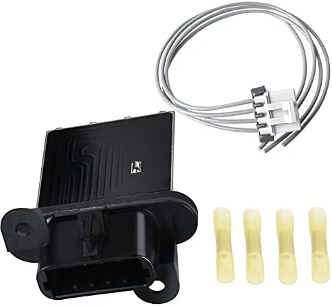 BINWUHI Blower Motor Resistor & Harness Kit - Compatible With Chevy Trailblazer, GMC Envoy (2002-2009), Buick Rainier, Isuzu Ascender