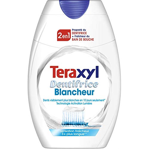 Dentifrice blancheur Teraxyl lot de 4 pour des dents plus blanches